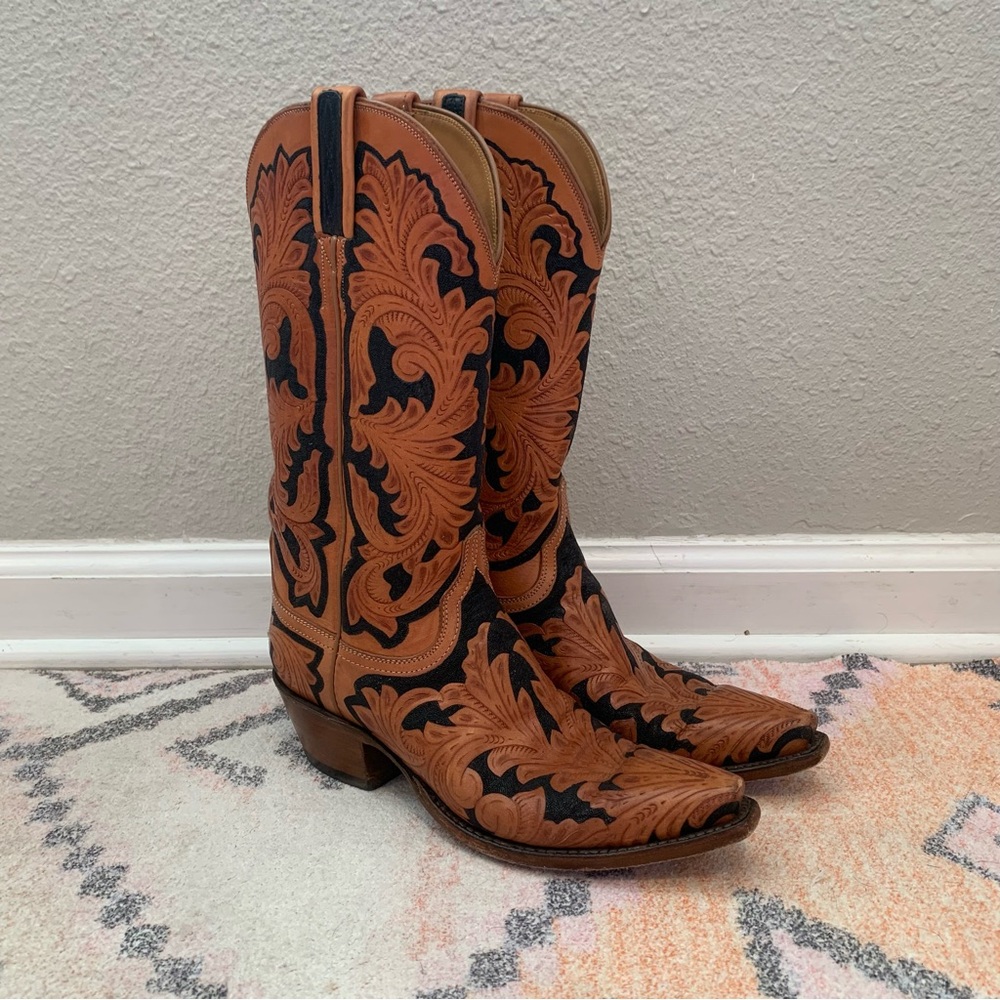 Lucchese | Kent Tooled Cowboy Boots size 7B